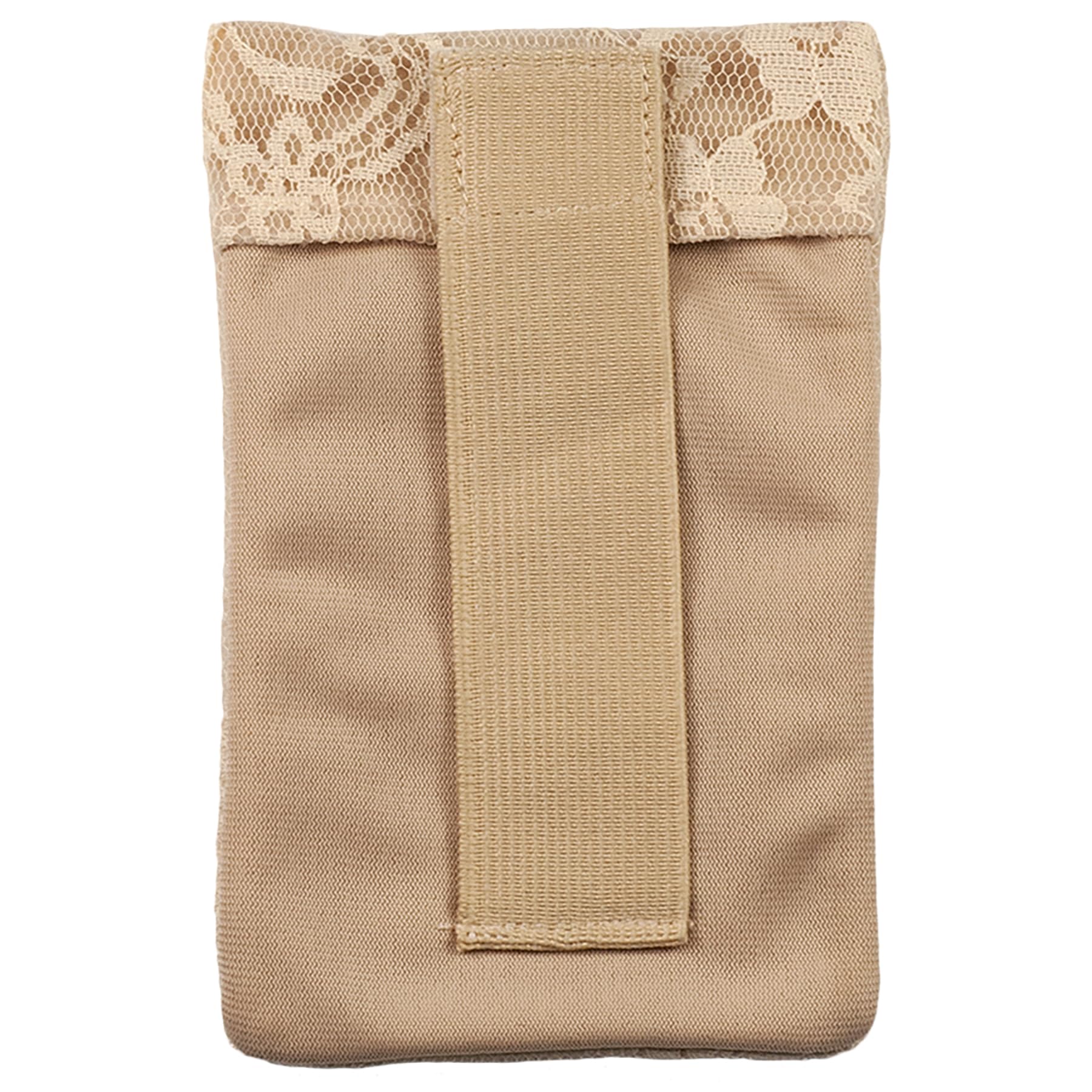 Braza Secret Stash - Lace Bra Travel Pocket Pouch - Beige, One Size - Image 6