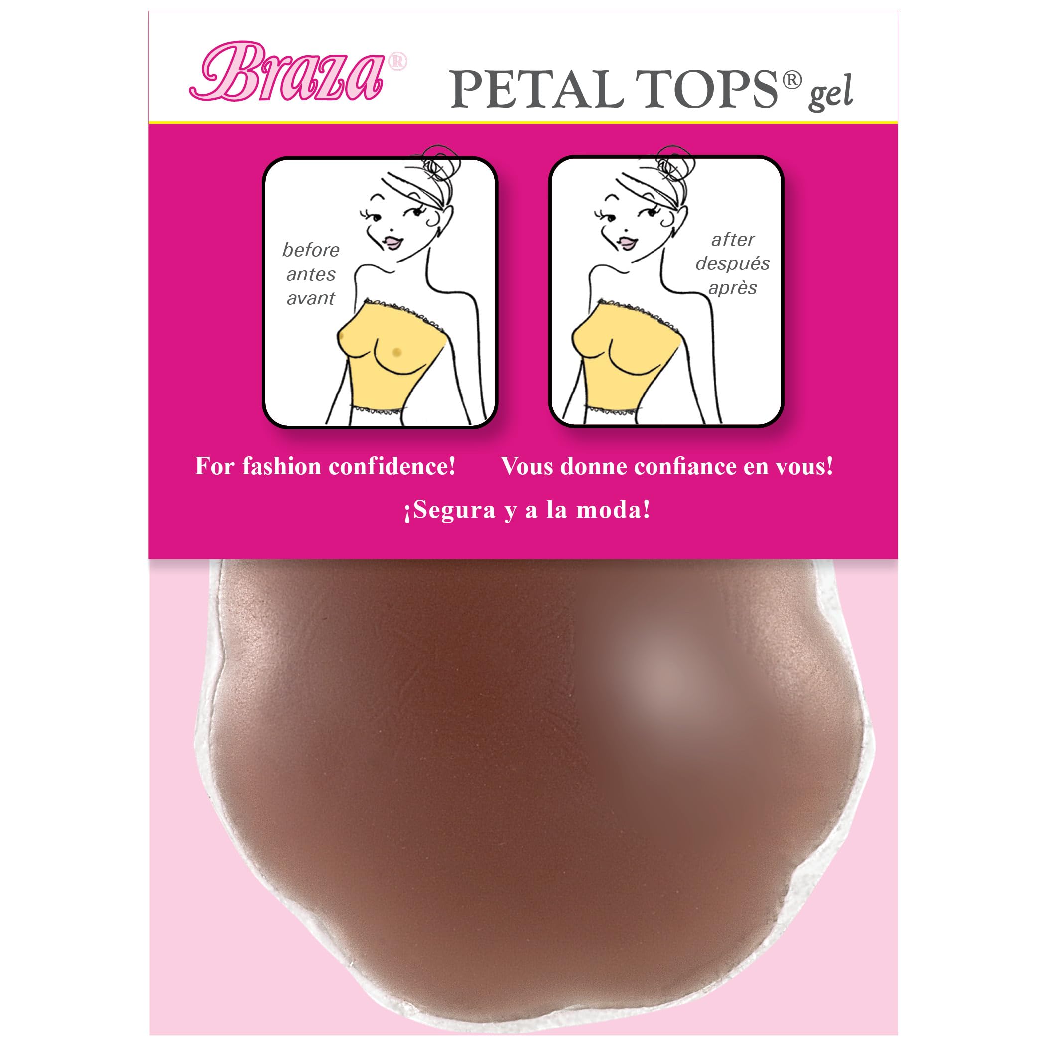 Braza Silicone Gel Petals - Reusable Nipple Covers - Image 4