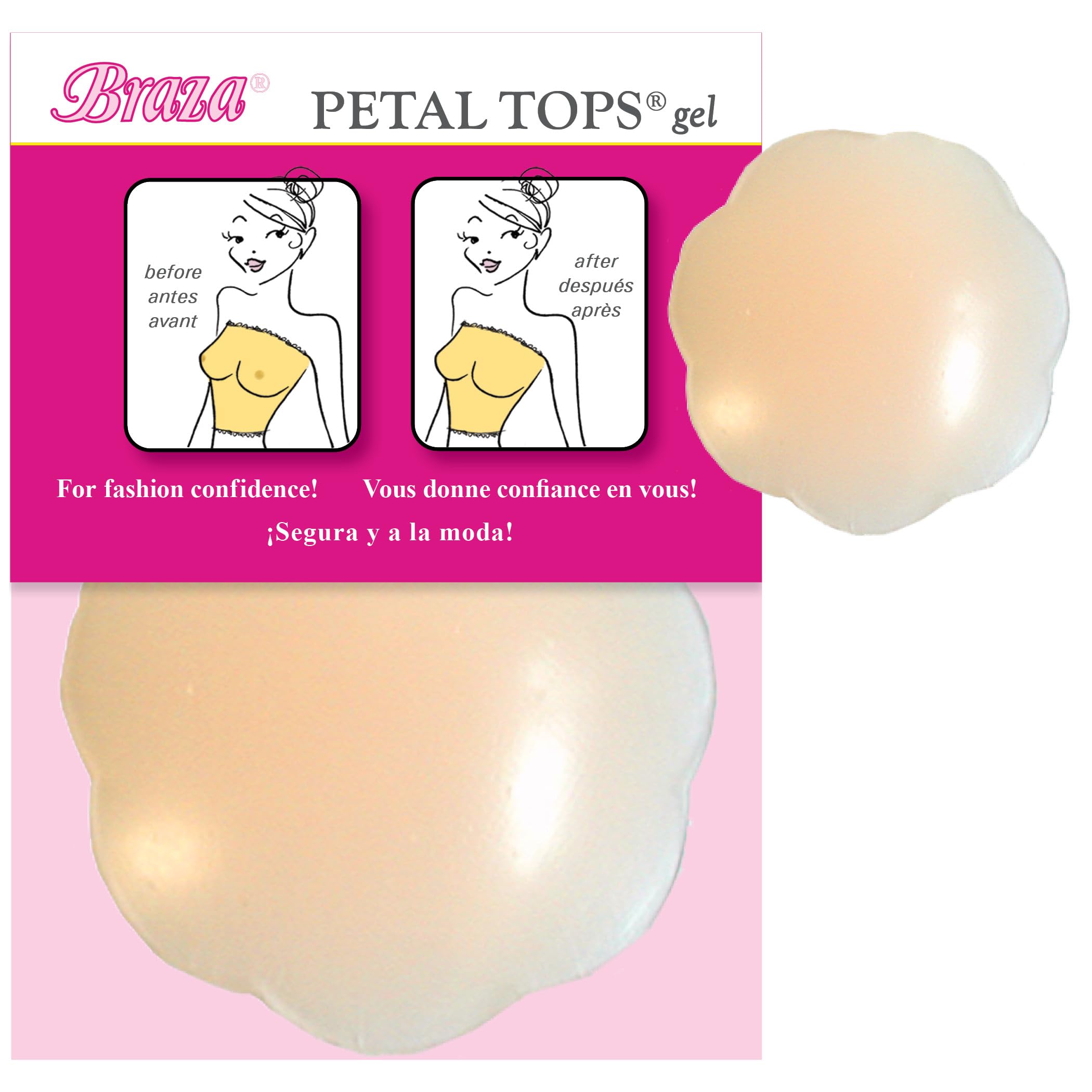 Braza Silicone Gel Petals - Reusable Nipple Covers - Image 6