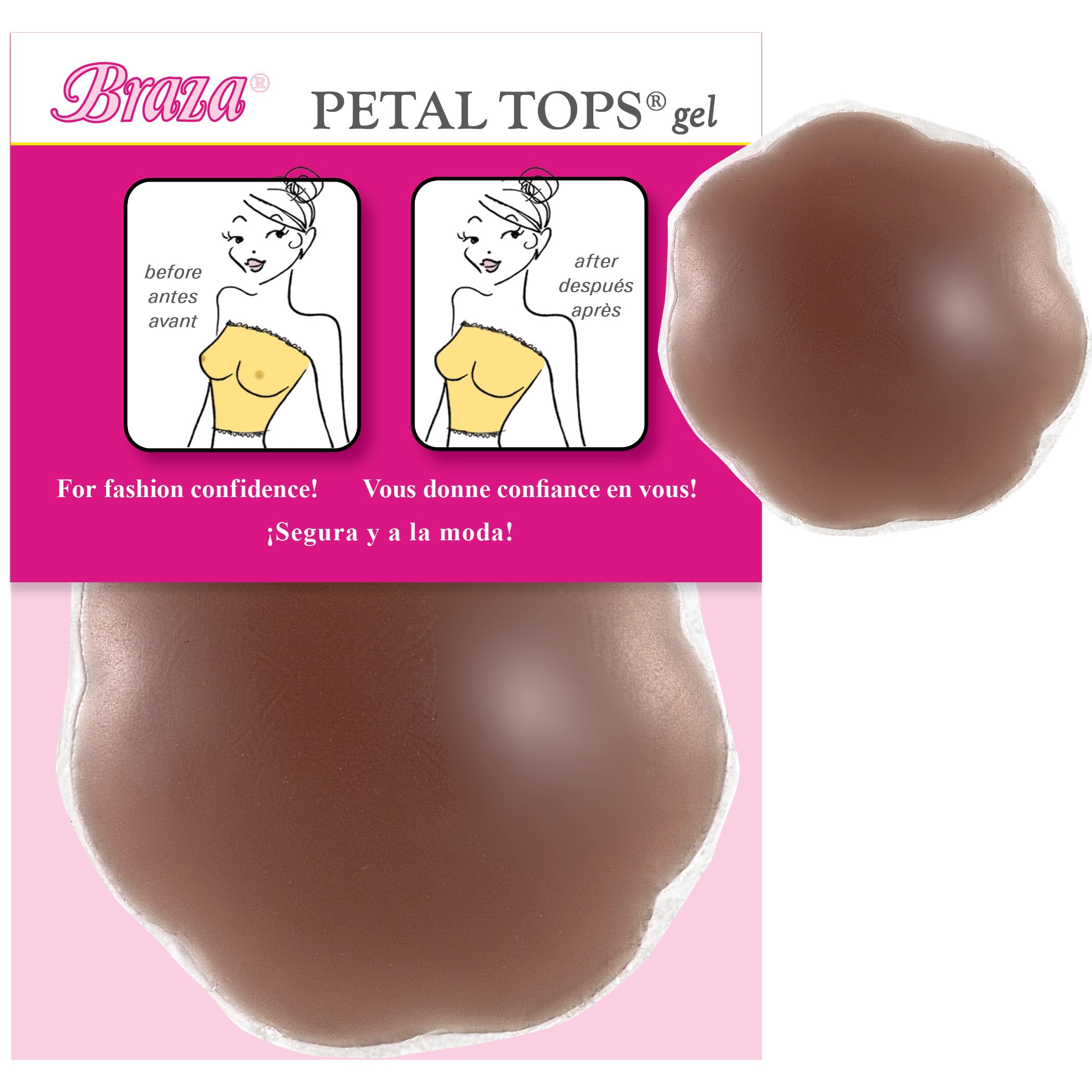 Braza Silicone Gel Petals - Reusable Nipple Covers - Image 7