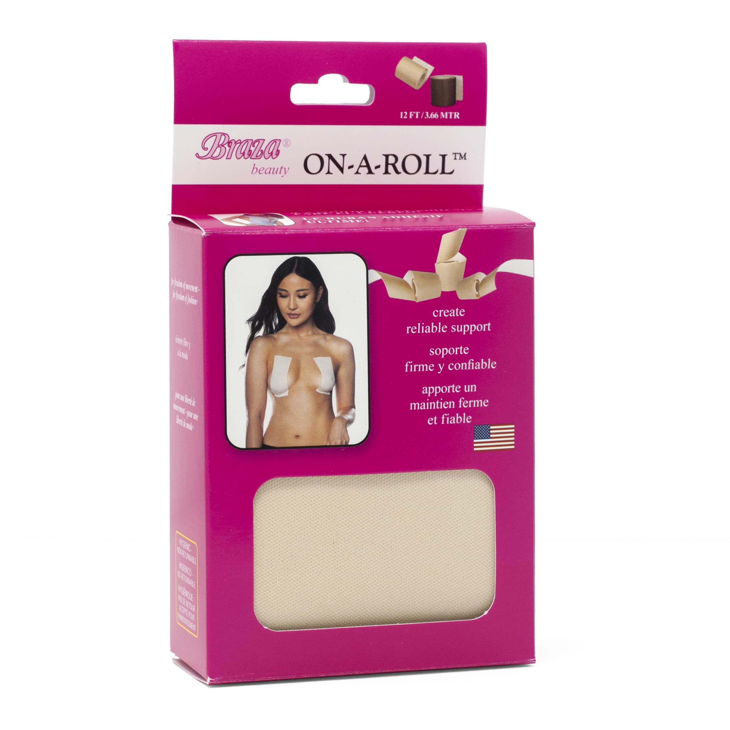 Braza Women's On-A-Roll Body Tape, 10250, Nude, O/S - Image 4